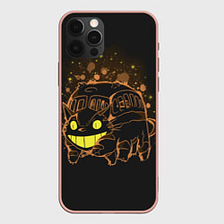 Чехол для iPhone 12 Pro Max My Neighbor Totoro, цвет: 3D-светло-розовый