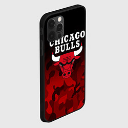 Чехол для iPhone 12 Pro Max CHICAGO BULLS, цвет: 3D-черный — фото 2