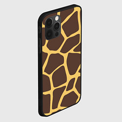 Чехол для iPhone 12 Pro Max Окрас жирафа, цвет: 3D-черный — фото 2