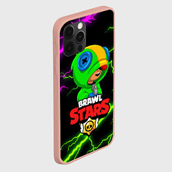 Чехол для iPhone 12 Pro Max BRAWL STARS LEON, цвет: 3D-светло-розовый — фото 2