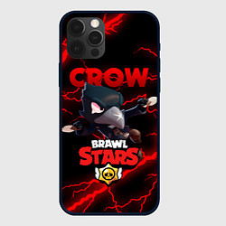 Чехол для iPhone 12 Pro Max BRAWL STARS CROW, цвет: 3D-черный