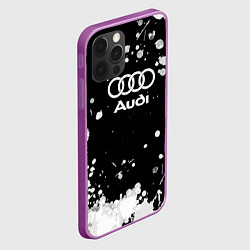 Чехол для iPhone 12 Pro Max Ауди, цвет: 3D-сиреневый — фото 2