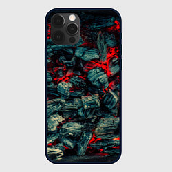 Чехол для iPhone 12 Pro Max Уголь, цвет: 3D-черный