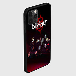 Чехол для iPhone 12 Pro Max Slipknot, цвет: 3D-черный — фото 2