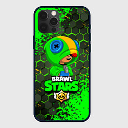 Чехол для iPhone 12 Pro Max BRAWL STARS LEON, цвет: 3D-черный