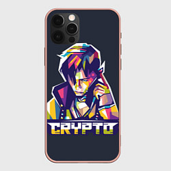 Чехол для iPhone 12 Pro Max Apex Legends Crypto, цвет: 3D-светло-розовый