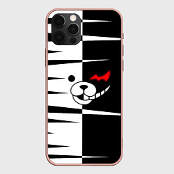 Чехол для iPhone 12 Pro Max Monokuma, цвет: 3D-светло-розовый