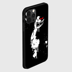 Чехол для iPhone 12 Pro Max Monokuma paint, цвет: 3D-черный — фото 2