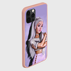 Чехол для iPhone 12 Pro Max Ariana Grande Ариана Гранде, цвет: 3D-светло-розовый — фото 2
