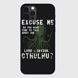 Чехол для iPhone 12 Pro Max Cthulhu, цвет: 3D-черный