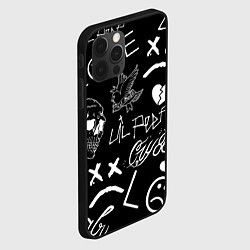 Чехол для iPhone 12 Pro Max Lil Peep, цвет: 3D-черный — фото 2