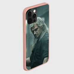 Чехол для iPhone 12 Pro Max Ведьмак Геральт, цвет: 3D-светло-розовый — фото 2