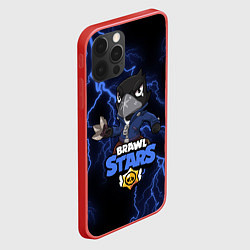 Чехол для iPhone 12 Pro Max Brawl Stars CROW, цвет: 3D-красный — фото 2