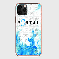 Чехол для iPhone 12 Pro Max PORTAL, цвет: 3D-светло-розовый