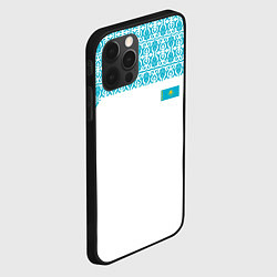 Чехол для iPhone 12 Pro Max Казахстан Форма, цвет: 3D-черный — фото 2