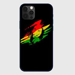 Чехол для iPhone 12 Pro Max Боб Марли, цвет: 3D-черный