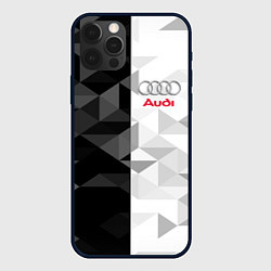 Чехол для iPhone 12 Pro Max AUDI, цвет: 3D-черный