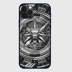 Чехол для iPhone 12 Pro Max Ведьмак, цвет: 3D-черный