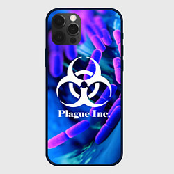 Чехол для iPhone 12 Pro Max PLAGUE INC, цвет: 3D-черный