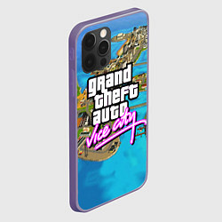 Чехол для iPhone 12 Pro Max GRAND THEFT AUTO:VICE CITY, цвет: 3D-серый — фото 2