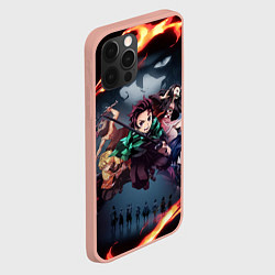 Чехол для iPhone 12 Pro Max KIMETSU NO YAIBA, цвет: 3D-светло-розовый — фото 2