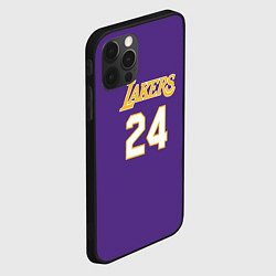 Чехол для iPhone 12 Pro Max Los Angeles Lakers Kobe Brya, цвет: 3D-черный — фото 2