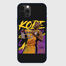 Чехол для iPhone 12 Pro Max Kobe Bryant, цвет: 3D-черный