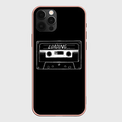Чехол для iPhone 12 Pro Max Loading, цвет: 3D-светло-розовый