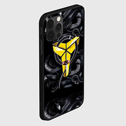 Чехол для iPhone 12 Pro Max Los Angeles LakersKobe Bryan, цвет: 3D-черный — фото 2