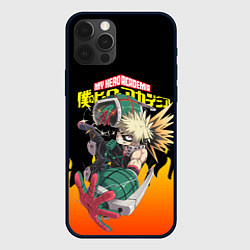 Чехол iPhone 12 Pro Max MY HERO ACADEMIA яркое пламя