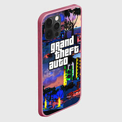 Чехол для iPhone 12 Pro Max GTA, цвет: 3D-малиновый — фото 2