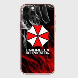 Чехол для iPhone 12 Pro Max UMBRELLA CORP, цвет: 3D-светло-розовый