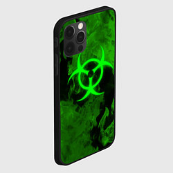 Чехол для iPhone 12 Pro Max BIOHAZARD, цвет: 3D-черный — фото 2