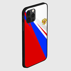 Чехол для iPhone 12 Pro Max Россия, цвет: 3D-черный — фото 2