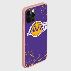 Чехол для iPhone 12 Pro Max LA LAKERS, цвет: 3D-светло-розовый — фото 2