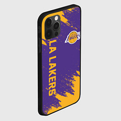 Чехол для iPhone 12 Pro Max LA LAKERS, цвет: 3D-черный — фото 2