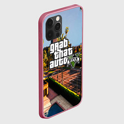 Чехол для iPhone 12 Pro Max GTA 5, цвет: 3D-малиновый — фото 2