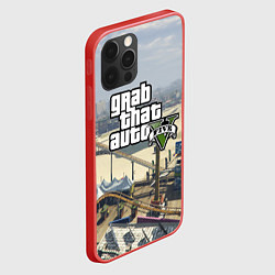 Чехол для iPhone 12 Pro Max GTA 5, цвет: 3D-красный — фото 2