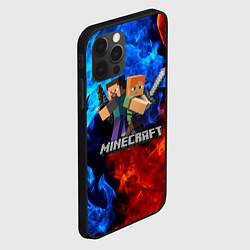 Чехол для iPhone 12 Pro Max MINECRAFT, цвет: 3D-черный — фото 2