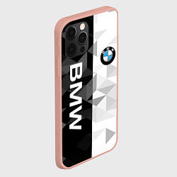 Чехол для iPhone 12 Pro Max BMW, цвет: 3D-светло-розовый — фото 2