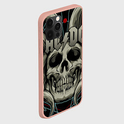 Чехол для iPhone 12 Pro Max ACDC, цвет: 3D-светло-розовый — фото 2