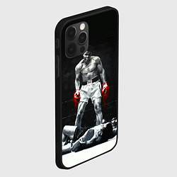Чехол для iPhone 12 Pro Max Muhammad Ali, цвет: 3D-черный — фото 2
