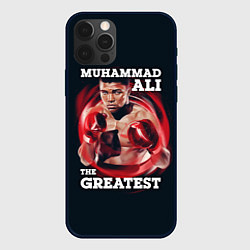 Чехол для iPhone 12 Pro Max Muhammad Ali, цвет: 3D-черный