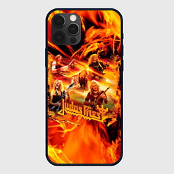 Чехол для iPhone 12 Pro Max Judas Priest, цвет: 3D-черный