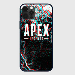 Чехол для iPhone 12 Pro Max APEX LEGENDS GLITCH, цвет: 3D-черный