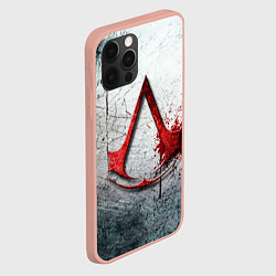 Чехол для iPhone 12 Pro Max Assassins Creed, цвет: 3D-светло-розовый — фото 2