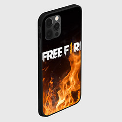 Чехол для iPhone 12 Pro Max FREE FIRE, цвет: 3D-черный — фото 2