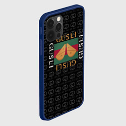 Чехол для iPhone 12 Pro Max GUSLI, цвет: 3D-тёмно-синий — фото 2