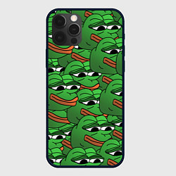 Чехол для iPhone 12 Pro Max Pepe The Frog, цвет: 3D-черный
