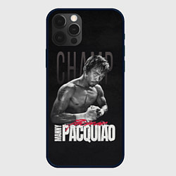 Чехол для iPhone 12 Pro Max Manny Pacquiao, цвет: 3D-черный